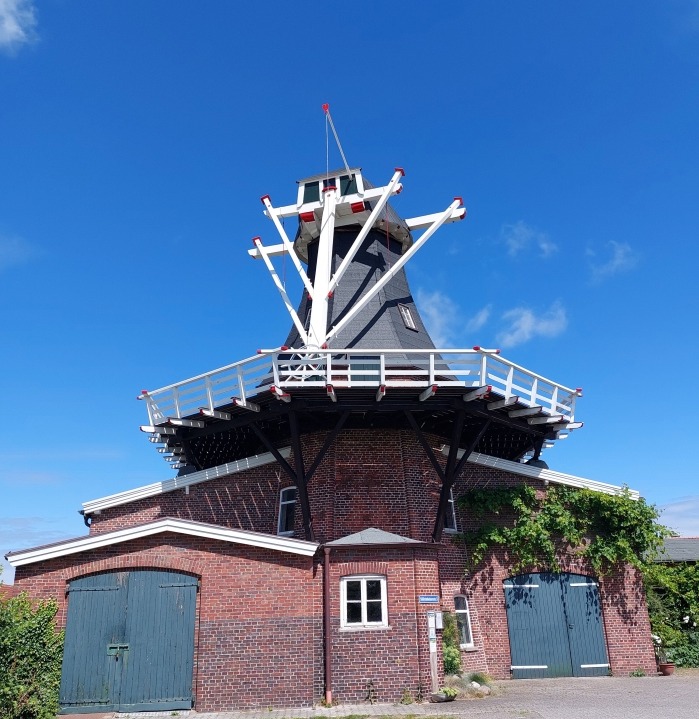 Die Mühle. Das Wahrzeichen von Nessmersiel.